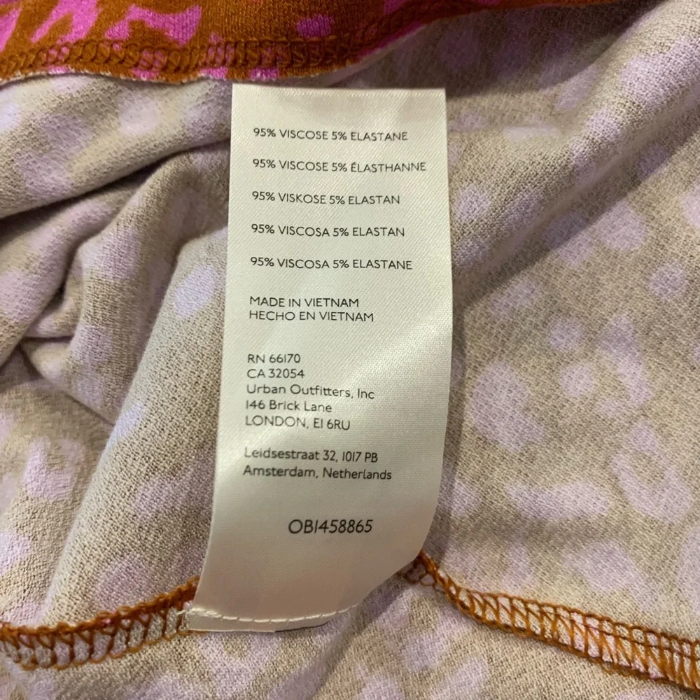 Free People Marsaille Mini Dress in Rust combo size XL - Picture 8 of 10